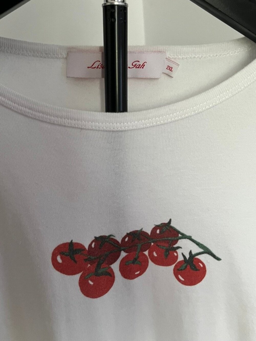 Cotton tomato tee by Lisa Says Gah - 2XL - Picture 8 of 8